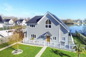 Entrance to lodge - drone- click for photo gallery